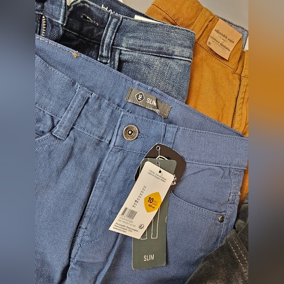 Five pairs, size 8/10 boys designer jeans and pants bundle. NWT - Picture 3 of 9